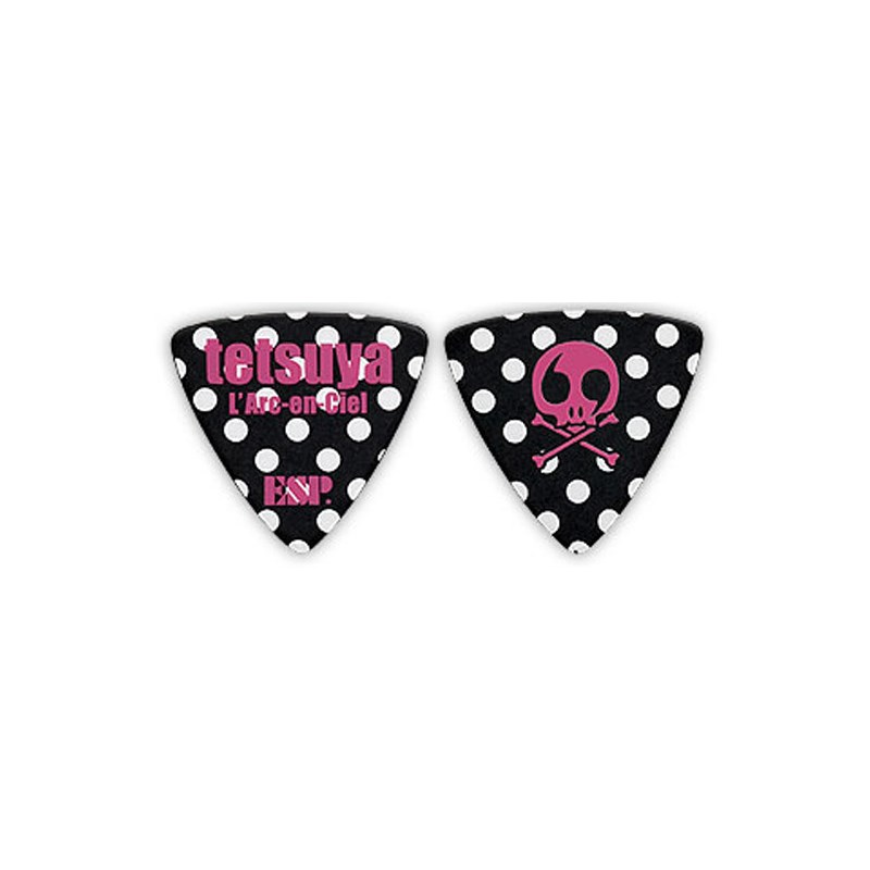 ■商品紹介L’Arc-en-Ciel tetsuya (TETSUYA) デザインも新たに、待望のNew　Pickが発売!!CDリリースやライブも控えている、TETSUYAに今、大注目です！◆材質：ポリアセタール◆厚み：1mm※御注文は1色10枚単位にて承ります。個数「2」の場合は20枚となります。お間違えの無い様お願い致します。検索キーワード：イケベカテゴリ_楽器アクセサリ_ピック_ESP_新品 SW_ESP_新品 登録日:2010/07/01 ピック ギターピック