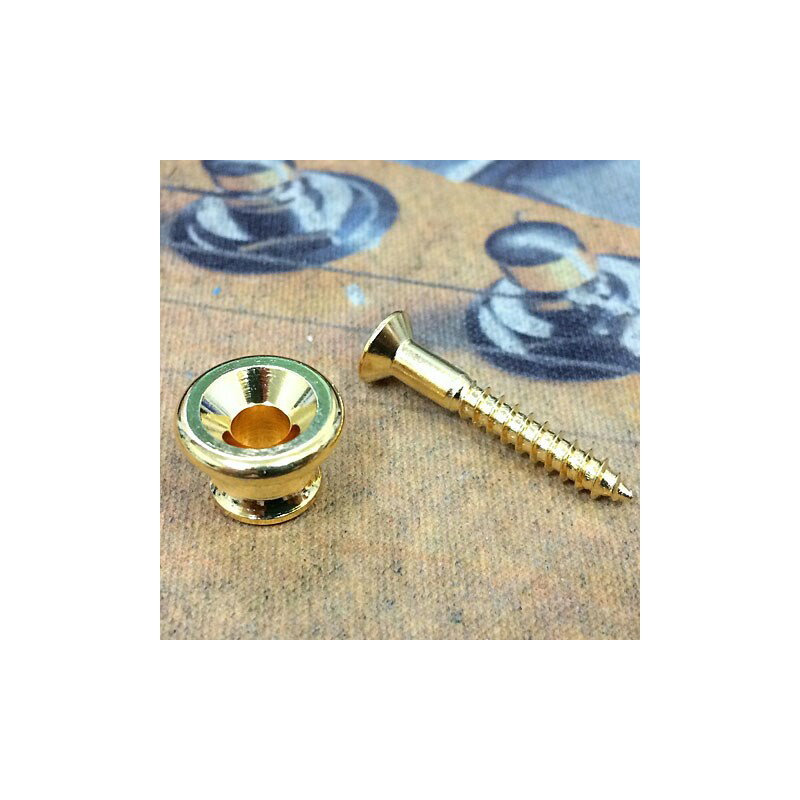 ■商品紹介ゴールドカラーのストラップピンです。サイズ：3.6Φ付属品：ピン本体/ビス1本/レザークッション製造：GOTOH検索キーワード：イケベカテゴリ_楽器アクセサリ_ギター・ベース用パーツ_ストラップピン_Birdland_新品 SW_Birdland_新品 JAN:4560184907152 登録日:2023/05/23 バードランド