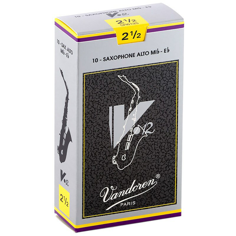 翌日配達 《硬さ：2-1/2》アルトサックス用リード バンドレン V12 VANDOREN (新品)