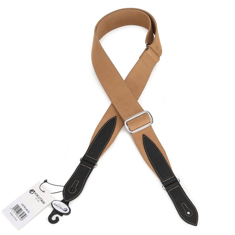 ■商品紹介高級感のあるスエードレザーを使用したストラップです。スエード素材ならではのしっとりとした質感により、演奏中も滑りにくく、安定感のある仕上がりとなっています。エンド部とのバイカラーデザインがアクセントとなり、ストラップにもこだわりたい方におすすめの一本です。長さ：1150 mm（最短）、 1600 mm（最長）幅：48 mm生産国：中国検索キーワード：イケベカテゴリ_楽器アクセサリ_ギターストラップ_Kikutani_新品 SW_Kikutani_新品 JAN:4515515630346 登録日:2026/03/03 キクタニ ストラップ