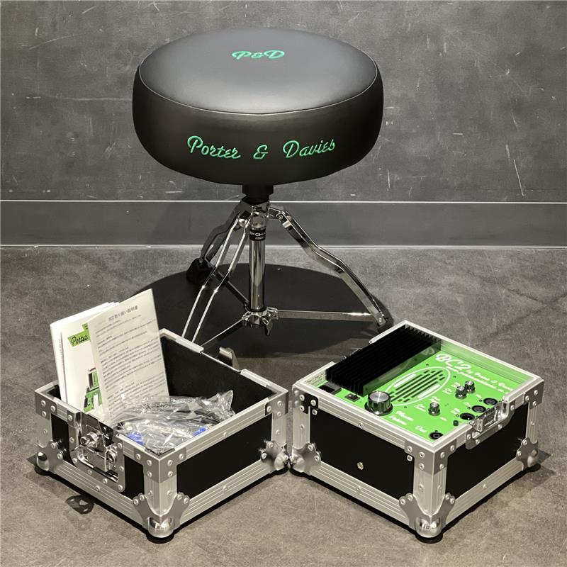BC2 + Round Throne [Tactile Drum Monitoring System][Black Vinyl] Porter&Davies (新品)