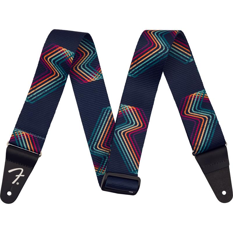 ■商品紹介レトロストラップは、大胆なパターンと歴史的なデザインが特徴です。ポリエステルのリブ編みで作られたこのストラップは、ロックンロールの歴史に敬意を表した4種類の異なるデザインを採用しています。Features34〜59インチ（約86.3cm?149.8cm）の間で長さ調整可能リブ編みポリエステルにプリント4種類のデザインオプションカナダ製検索キーワード：イケベカテゴリ_楽器アクセサリ_ギターストラップ_Fender USA_新品 SW_Fender USA_新品 JAN:0717669690229 登録日:2025/07/09 ストラップ ギターストラップ フェンダー ふぇんだー