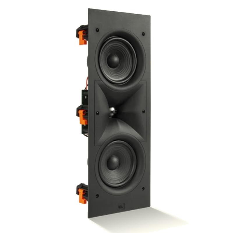 ■商品紹介【製品の特長】JBL 「Stage Architecturalシリーズ」は、プロフェッショナルの世界で絶大な信頼を得ている「JBLプロフェッショナル」のスピーカー技術とサウンドを、そのまま家庭でも楽しむことができるように開発された家庭用埋め込みスピーカーの新たなシリーズです。●クリアーで抜けの良い高音域を実現するするHDIホーン搭載25mm径アルミニウム・ドームツイーター●軽量かつ強靭さを兼ね備えたポリセルロースコーンを採用●空芯コイルや厳選した高品位コンデンサーを採用した高品質ネットワーク搭載●高剛性バッフル不要輻射を抑え、スムースな周波数レスポンスを果たす●ドッグレッグ構造短時間で安全に施工が可能●ベゼルレスデザイン付属のスピーカーグリルは縁取りのない「ベゼルレスデザイン」を採用【製品の仕様】仕様一覧スピーカー形式仮想同軸型2ウェイ・壁埋め込み型オーディオ仕様スピーカー構成130mmポリセルロースコーン・ウーファー x 2、HDI(TM)（High Definition Imaging ）ホーン付 25mm径アルミニウム・ドームツイーター推奨アンプ出力20-120 W (RMS)周波数特性52 - 25k Hz（-6dB， 軸上）出力音圧レベル（2.83V@1m）90 dB公称インピーダンス8 Ωクロスオーバー周波数2100 Hzサイズグリル寸法H496 x W194 mmカットアウト寸法H460 × W162 mm埋め込み寸法84 mm重量3.5 kg（グリル含まず）■同梱物スピーカー本体、スピーカーグリル、カットアウト用テンプレート紙、クイックスタートガイド（英語）※ご購入いただいた製品を長く安心してご利用いただくため、 JBL国内サイトでの製品登録（無料）をおすすめしています。※詳細な製品仕様はメーカーサイトをご確認お願い致します。※ご使用前にご利用環境や動作状況などを予めご確認の上、ご購入をお願い致します。※商品の仕様、価格並びに付属品などは予告なく変更することがあります。#ジェービーエル#ジェイビーエル検索キーワード：イケベカテゴリ_レコーディング_モニタースピーカー_モニタースピーカー_JBL_新品 SW_JBL_新品 JAN:4968929215867 登録日:2026/07/14 モニタースピーカー スタジオモニター