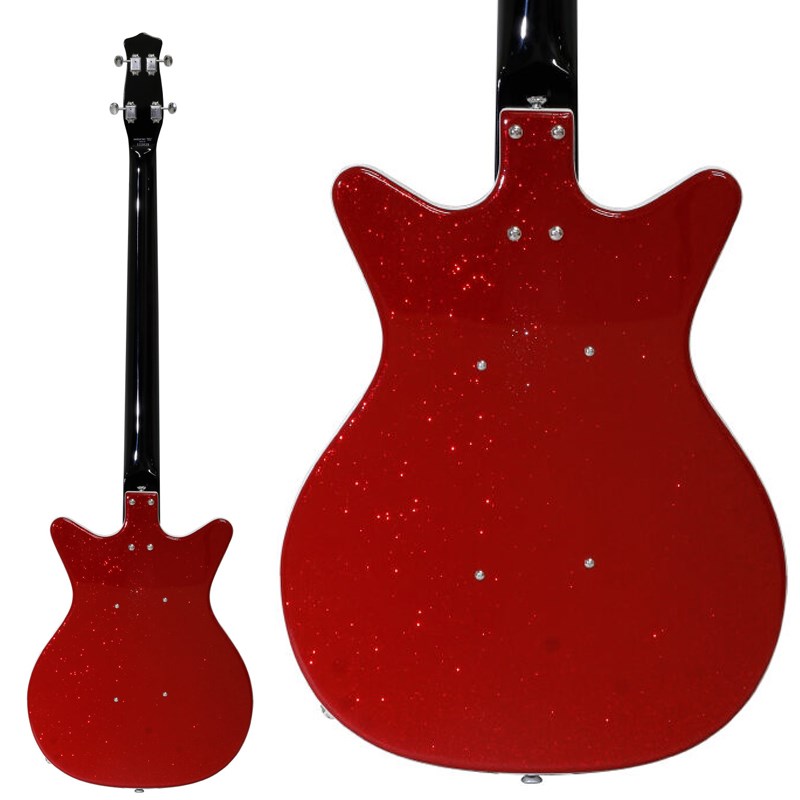イケベ楽器楽天ショップの59DC LONGSCALE BASS (METALFLAKE RED) [2025JAPAN LIMITED] 【決算売り尽くしセール】 Danelectro (新品)｜アングル2
