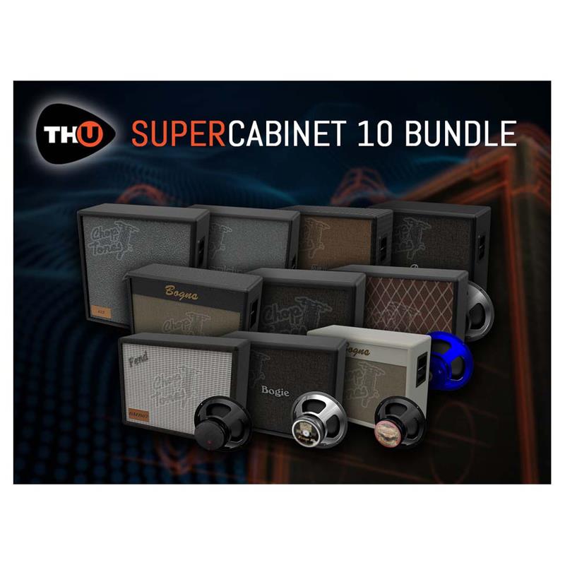 ■商品紹介SuperCabinet用IRライブラリを10種類選べるお得なバンドル！「Bundle of 10 SuperCab Libs」は、Overloudのキャビネットシミュレーションシステム TH-U SuperCabinet 用のIRライブラリを、コレクションの中から好きな10種類選択して入手できるバンドルです。購入後に発行されるリディームコードを使用し、好きなライブラリをまとめてアンロックできます。ChoptonesやThe Amp Factoryなどの著名なサウンドデザイナーによって制作されたIRライブラリは、徹底したサンプリングと編集によりリアルなキャビネットサウンドを実現。幅広いアンプスタイルやギタートーンに対応します。さらに、TH-U SuperCabinetプラグインのライセンスも付属するため、Fluid IR技術による高度なキャビネットシミュレーションをすぐに利用できます。※最新の動作環境はメーカーページをご参照ください。検索キーワード：イケベカテゴリ_DTM_プラグインソフト_プラグインその他_OVERLOUD_コード販売_新品 SW_OVERLOUD_新品 JAN:4530027958467 登録日:2026/04/08 DAW DTM ソフトウェア PCソフト 音楽制作ソフト DAW DTM ソフトウェア PCソフト