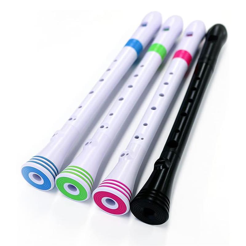ヌーボ / FGREBLJP プラスチック製 ソプラノリコーダー Recorder (White/Blue) NUVO (新品) 3