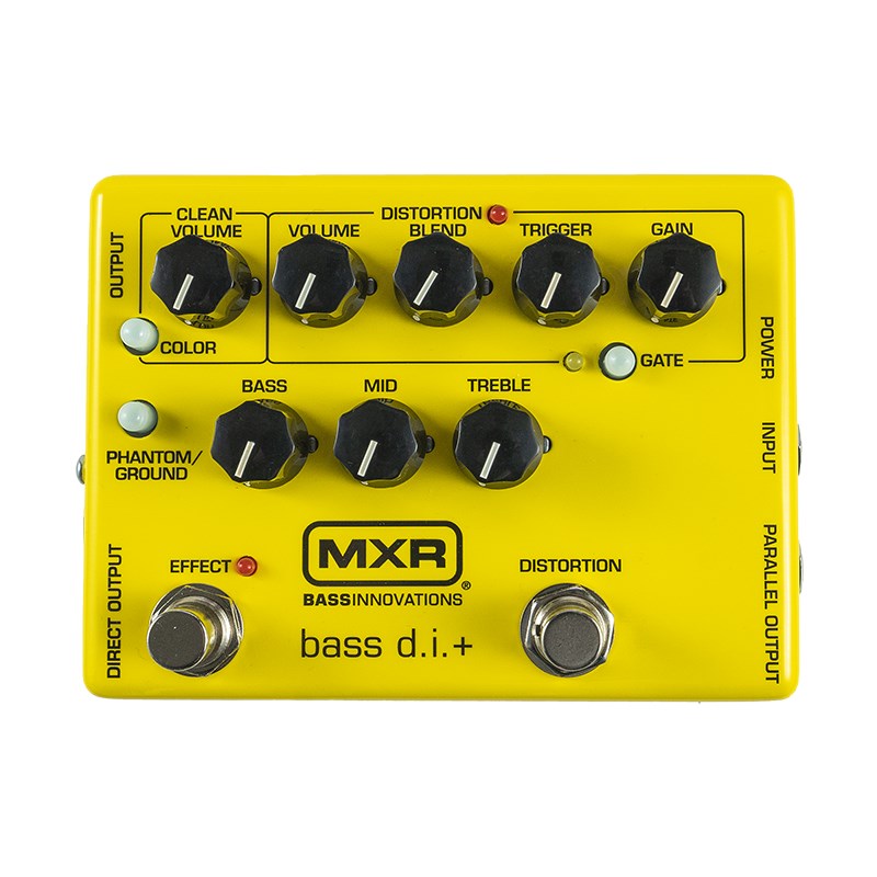 エフェクター画像 MXR IKEBE ORIGINAL M80 BASS D.I.+ Yellow