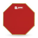 【あす楽対応】EVANS RF12G-RED [RealFeel Limited Edition Red Practice Pad]【LZ】