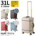 ハント ノートル HaNT Notre スーツケース 31L レディース かわいい トラベル 旅行 レトロ クラシカル エース 