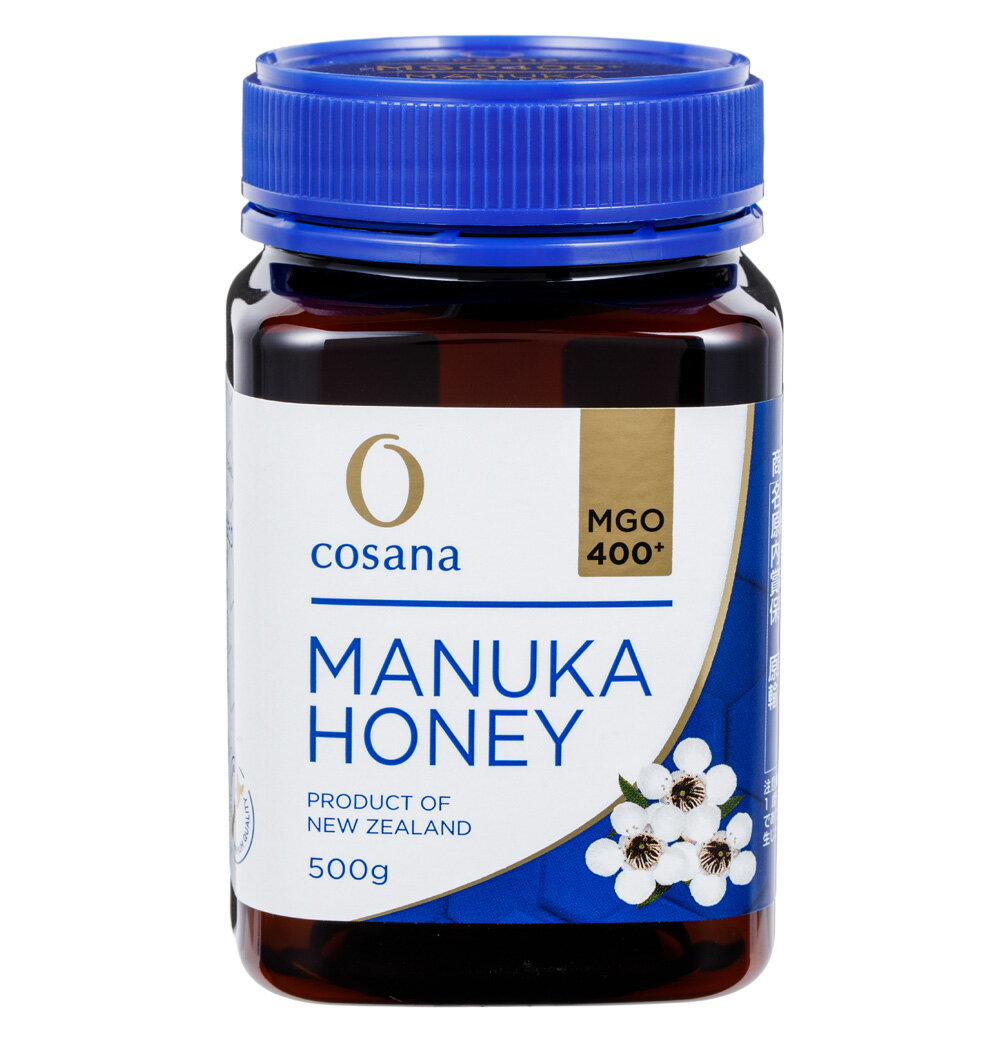 「cosana(コサナ) マヌカハニー MGO400+ 500g」健康と美容を求める方に。ワンランク上のマヌカハニーで..