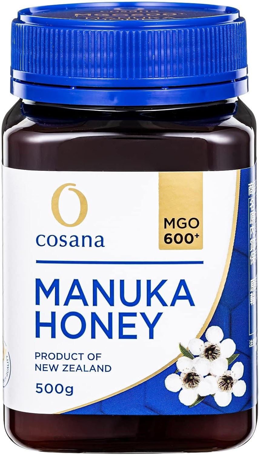 「cosana(コサナ) マヌカハニー MGO600+ 500g」健康と美容を求める方に。希少な最高ランクのマヌカハニ..