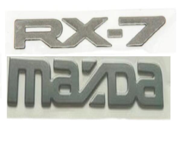 マツダ RX-7 サバンナRX-7 リアメーカーネーム カーネームオーナメント REAR MAKER NAME CAR NAME ORNAMENT MAZDA純正 Genuine