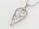 『池田屋質店』星の砂 Pt850 Pt900 ネックレス ダイヤモンド0.16ct プラチナ 中古AB【中古】