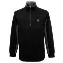 50%OFF 秋冬 ミラショーン 薄手ハーフジップトレーナー (黒) (M)(L)(LL)TR*04733347315899【24/9/26】【ハイネック】【Tシャツ】【スポーツ】【milaschonsports】【milaschon/メンズ/服/取扱店/ゴルフ】【あす楽対応】【楽ギフ_包装】(4)