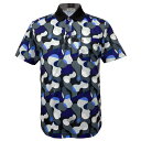 40%OFF 2024春夏 ミラショーン カモフラ総柄 半袖ポロシャツ (黒系) (M)(L)(LL)PS*04733417411999【25/2/7】【吸水速乾】【UVカット】【軽量】【milaschonsports】【milaschon/メンズ/服/取扱店/ゴルフ】【スポーツ】【楽ギフ_包装】(4)