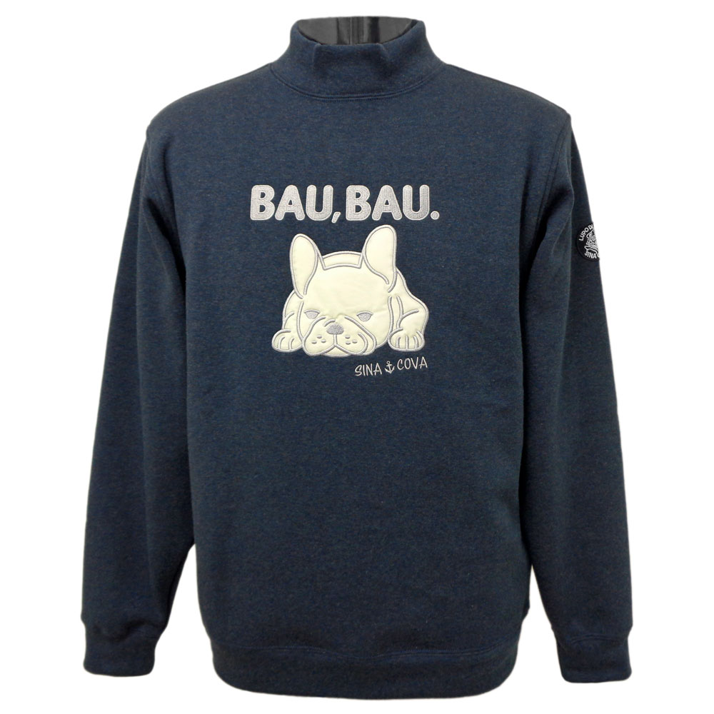 2025秋冬新作 シナコバ あたたか裏起毛 BAUBAUハイネックトレーナー (杢紺) (M)(L)(LL)(K) TR*0125220040290【25/10/10】【あたたか】【保温】【防寒】【キング】【SINACOVA】【sinacova】 シナコバ　ショップ【ゴルフ】【スポーツ】【楽ギフ_包装】