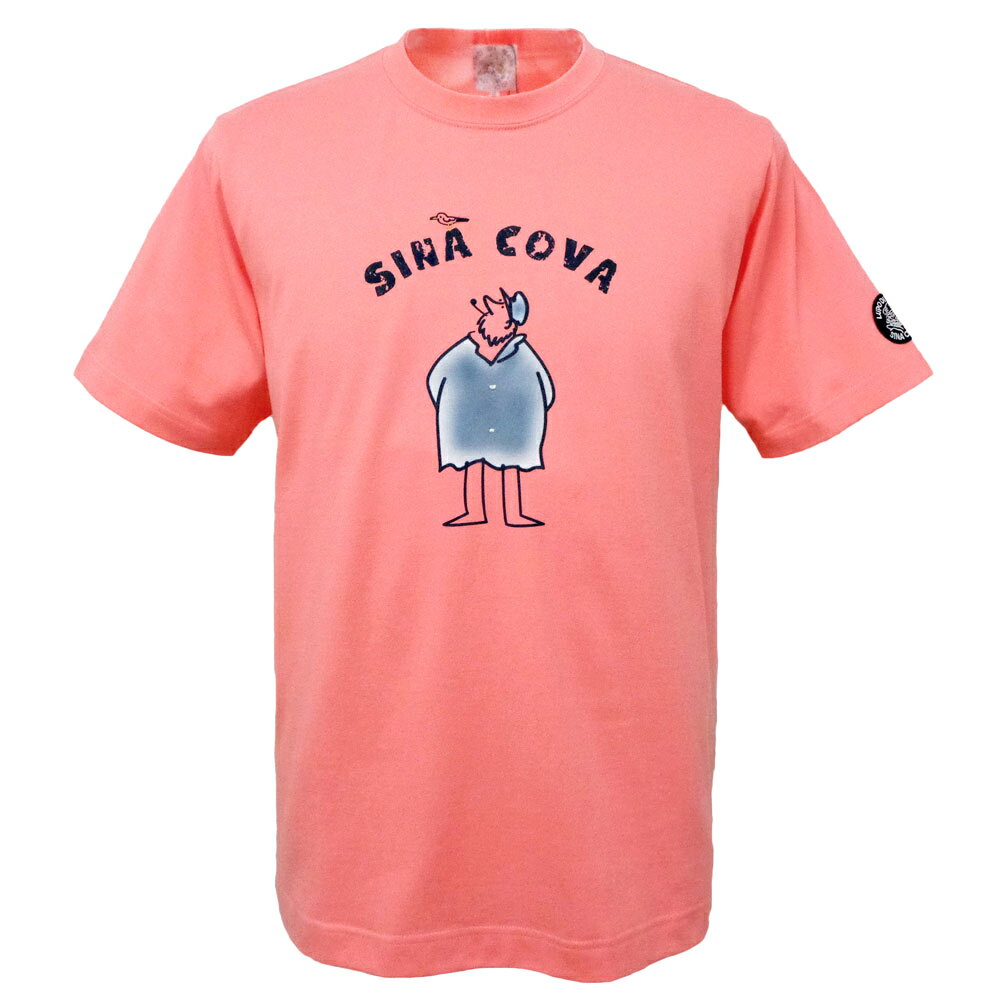 【エントリーでポイント5倍★】30%OFF 春夏 シナコバ やさしいキャプテンpt 半袖丸首Tシャツ (ピーチ) (M)(L)TS*0123120550660【25/6/11】【ロゴT】【コットン】【天竺】【マリン】【SINACOVA】【sinacova】 シナコバ ショップ【ゴルフ】【スポーツ】【楽ギフ_包装】