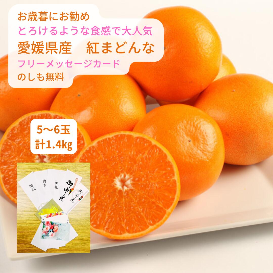 12月5日から発送 お歳募 に 愛媛県産 紅まどんな 約1.4kg 5～6個＜ 送料・消費税込＞ 手 ...