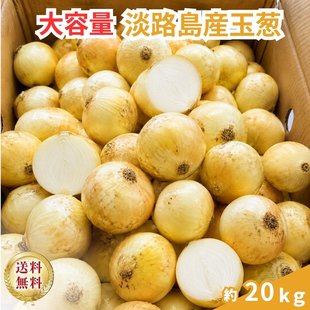 Rakuten - 【大容量！お徳用】淡路島産玉ねぎ 20キロ　業務用　玉葱　タマネギ