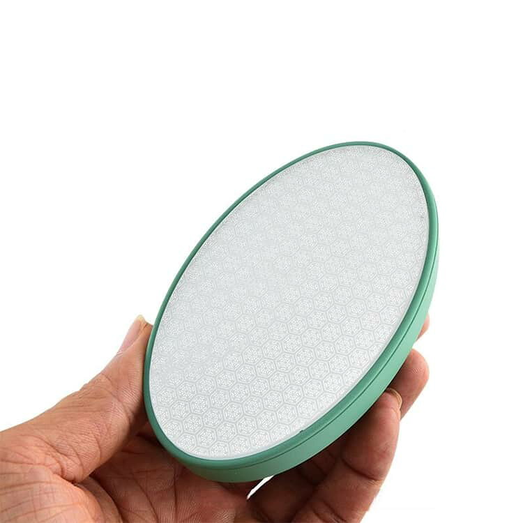 ikeike0チェストのナノガラス 物理脱毛 取っ手付き 擦るだけ 無痛脱毛器 角質除去 除毛パッド 脱毛 脱毛器 脱毛器 こするだけ 毛剃り ムダ毛処理 除毛 無痛 痛くない 手のひらサイズ 軽量 操作簡単｜アングル3