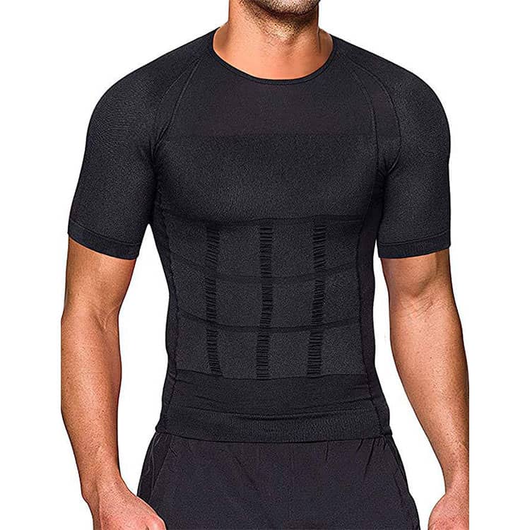 腹筋 メンズ 加圧シャツ 補正下着 加圧インナー Tシャツ コンプレッションウェア ...
