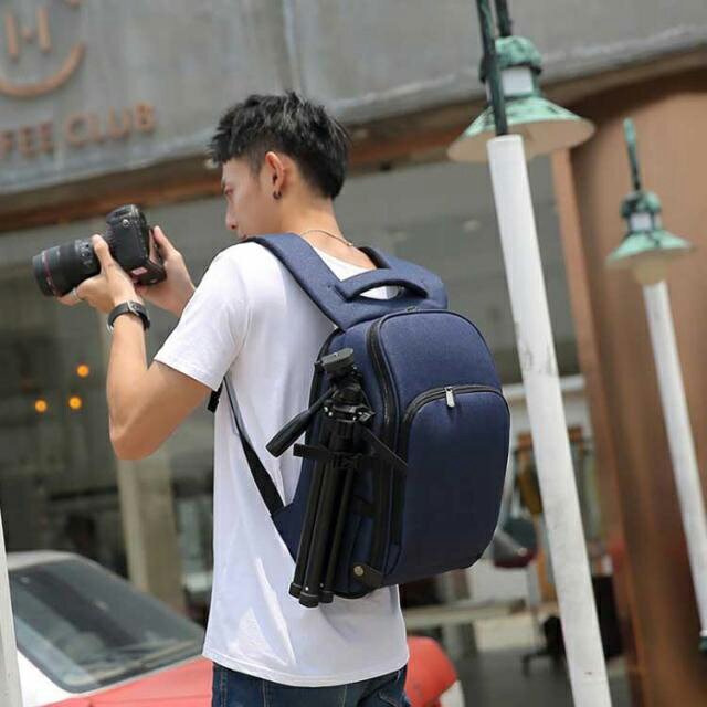 カメラバッグ リュック 一眼レフケース おしゃれ 男女兼用 防水性 カメラリュック ミラーレス パソコン収納 カメラケース アウトドア 大容量 カメラ用品 旅行 大容量 コンパクト バックパック