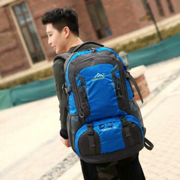 登山 リュック 登山 バッグ 防災リュック レディース メンズ 70L ナイロン 撥水リュックサック 大容量 バックパック リュック 旅行 旅 アウトドア 男女兼用 バッグ 軽量 撥水
