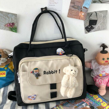 3WAY ノートパソコンケース ショルダーバッグ バックバッグ 多機能 防水 衝撃吸収 かわいい 厚手 11 13 13.3 14 15.6インチ ぬいぐるみ付き バッジ付き 傷防止 おしゃれ ノートPCケース トートバッグ 衝撃吸収