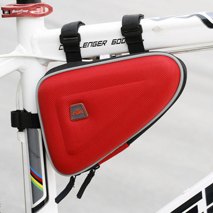 自転車 バッグ ハードケース 自転車 フレームバッグ 大容量 三角バッグ トップチューブバッグ トライアングル型 フロントチューブバッグ フロントバッグ 軽量 サイクリング 取り付け簡単 ロードバイク マウンテンバイク クロスバイク 2