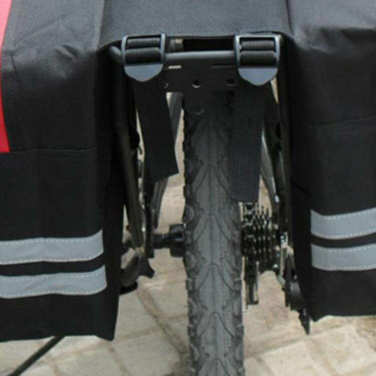 キャリアバッグ 自転車 サイドバッグ 30L 自転車 リアバッグ 防水 自転車 バッグ ...