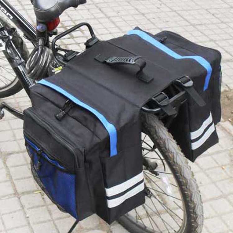 キャリアバッグ 自転車 サイドバッグ 30L 自転車 リアバッグ 防水 自転車 バッグ ...