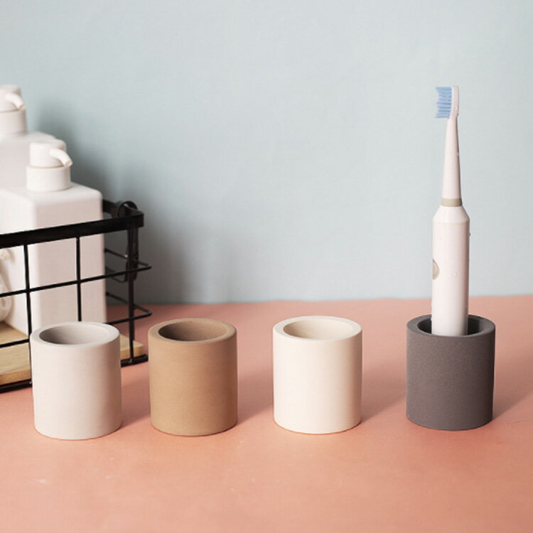 歯ブラシスタンド 珪藻の土 速乾・防カビ・除湿・空気浄化・消臭 歯ブラシ立て 浴...