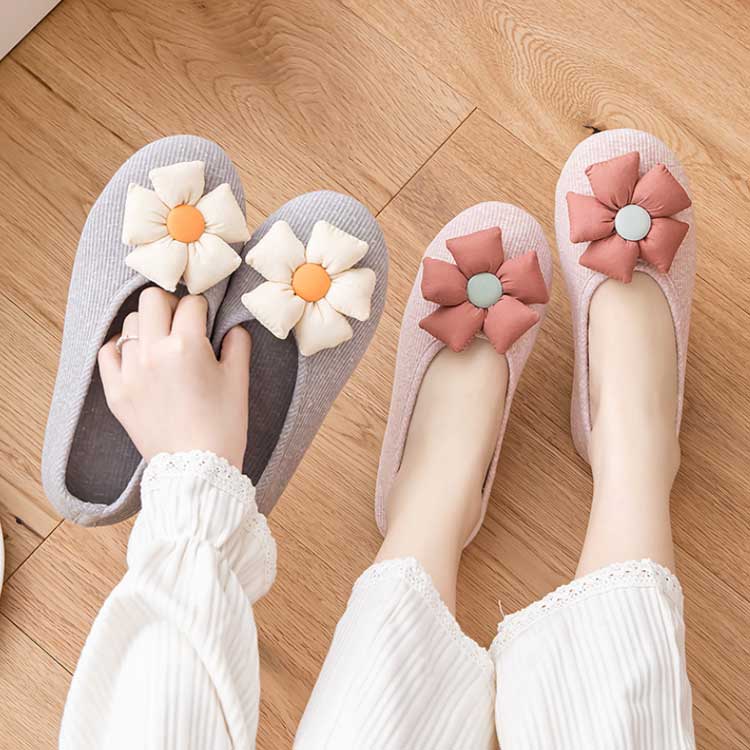 ルームシューズ 携帯用 スリッポン 産後 室内履き レディース かかと付き 軽い 妊婦 かかと付きスリッパ 滑り止め 介護 病院 軽量 柔らかい ヒマワリ 秋冬 春夏