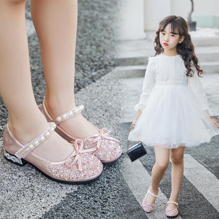 パーティー フォーマルシューズ 女の子 結婚式 キッズフォーマル靴 発表会靴 パー...