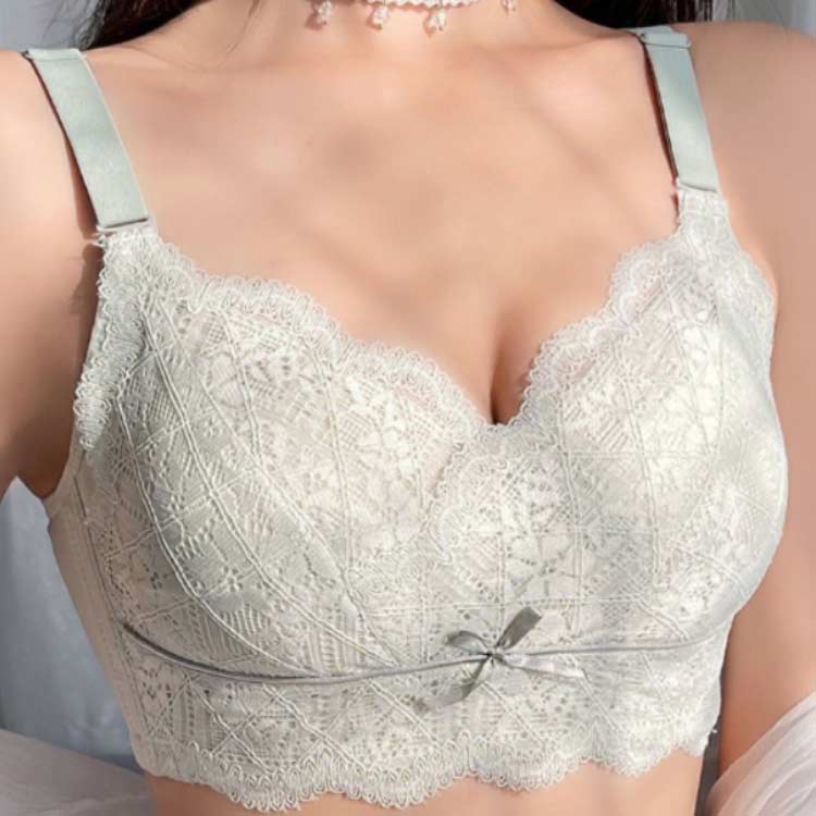フルカップ ブラジャー 胸を小さく見せるブラ レディース 総レース ノンワイヤー 花柄レース 胸を小さく見せるブラ 補正下着 ブラ ブラトップ タンクトップ 胸を小さくみせるブラ 2枚セット 薄手 着やせブラ 胸を小さく見せるブラジャー ikeike-chest-10008798 ikeike0チェスト サンプル画像2