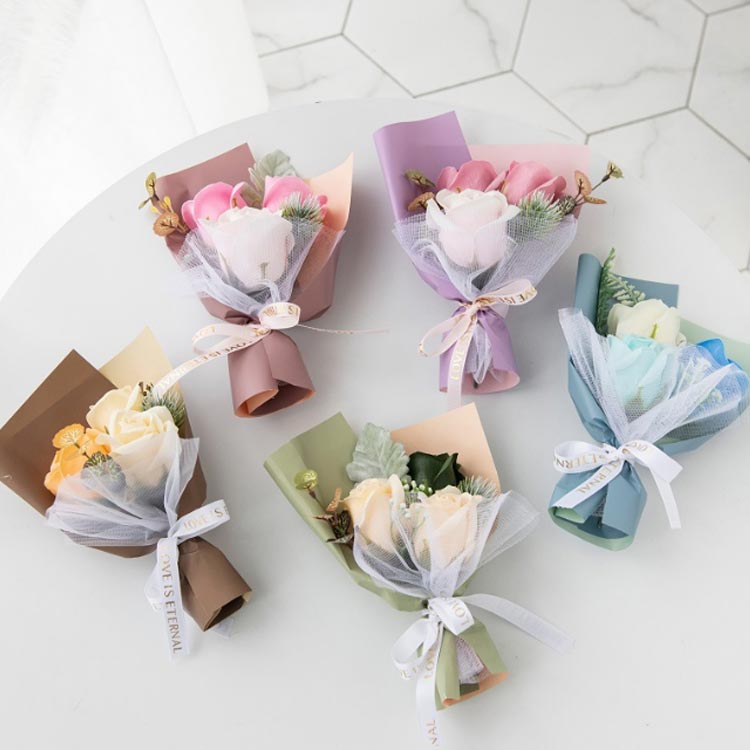プレゼント ソープフラワー 誕生日 ギフト 出産 贈り物 友達 花束 退職 感謝 記念...