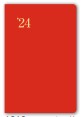 【ゆうパケット対応】2024年手帳日本能率協会NOLTY能率手帳1（ニューレッド）1218