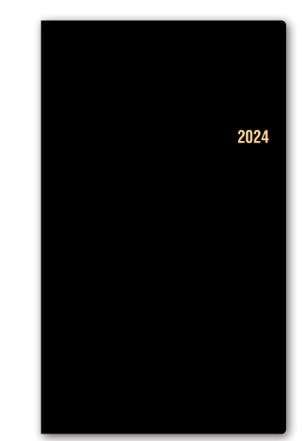 【ゆうパケット対応】2024年手帳日本能率協会NOLTYリングスリム1（黒）6411