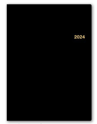 【ゆうパケット対応】2024年手帳日本能率協会NOLTYリングA5（ブラック）6421