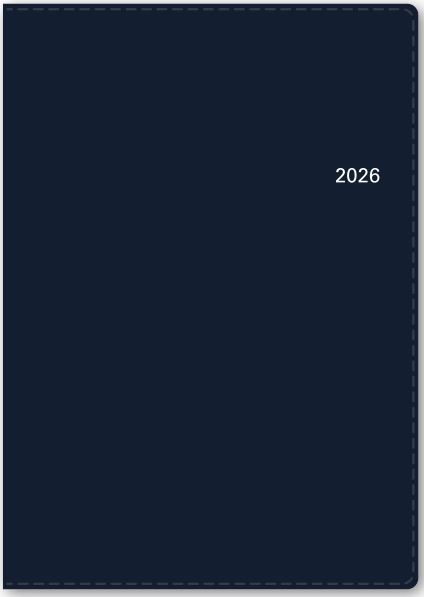 2026年1月始まりNOLキャレルA6バーチ1（ダークネイビー）【手帳・カレンダー・リフィル】2021