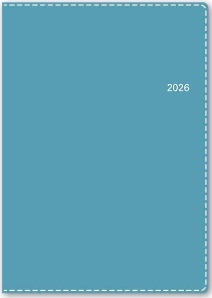 2026年1月始まりNOLキャレルA6バーチ1（ブルー）【手帳・カレンダー・リフィル】2023