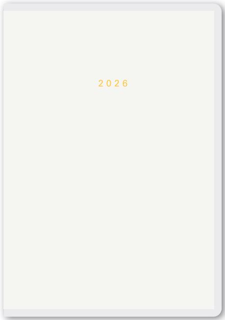 2026年1月始まりNOLTYアクセスDepotB6マンスリー日曜始まり（ホワイト）【手帳・カレンダー・リフィル】6477
