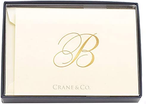 【クレイン】CRANE&CO. イニシャルカードセット（10セット入） イニシャルB CF13B1