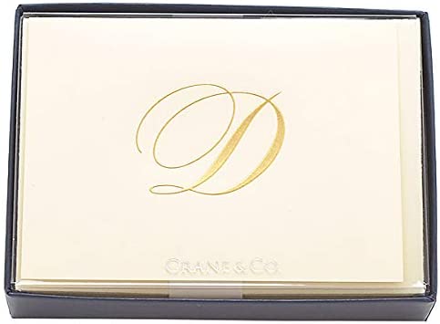 【クレイン】CRANE&CO. イニシャルカードセット（10セット入） イニシャルD CF13D1