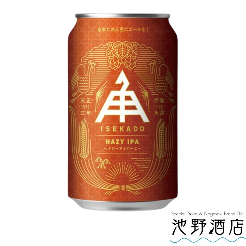 伊勢角屋麦酒　イセカドヤビール　ヘイジーIPA　350ml缶
