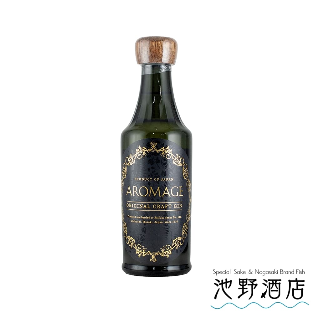 アロマージュ、Aromage＝「Aroma」と「Marriage」を合わせた言葉。 ボタニカルには筑波山麓地域で栽培された「福来みかん」のほか、茨城県産の農産物をブレンドし 香り豊かで複雑かつ爽やかでキレのる味わいに仕上がっています。 ロッ...