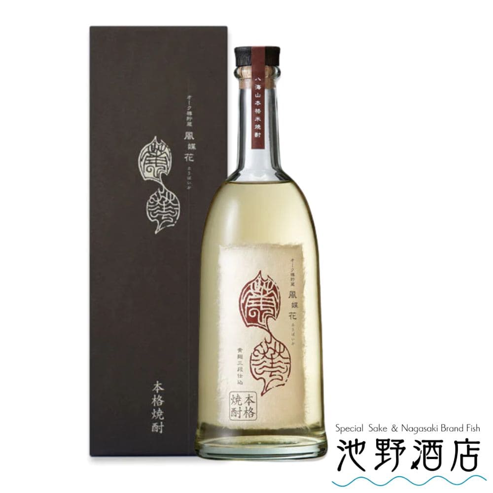 八海山 本格米焼酎 オーク樽貯蔵 風媒花 専用化粧箱付 720ml