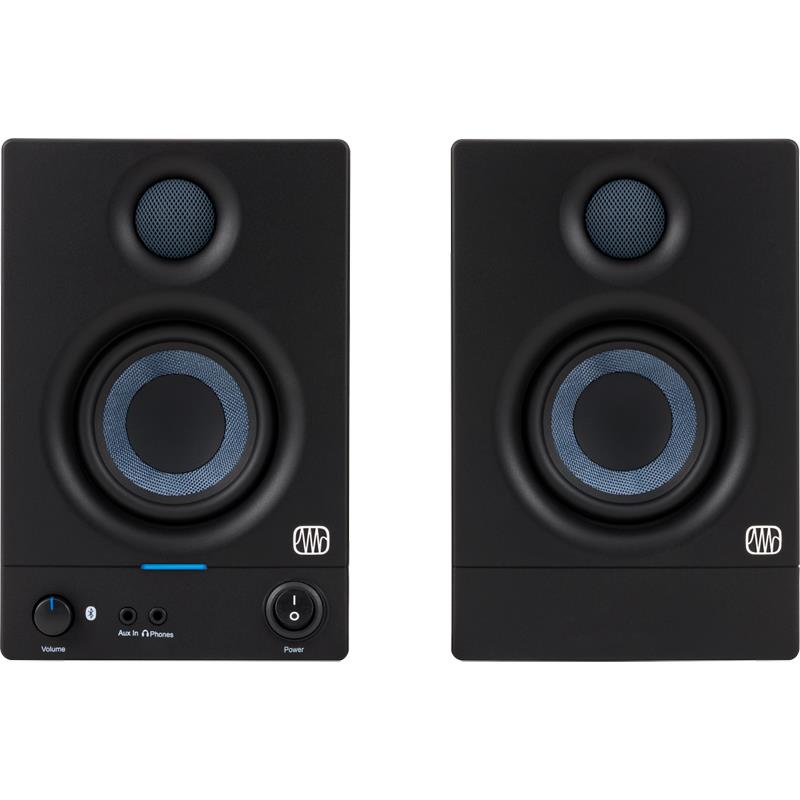 楽器種別：新品PreSonus/新品 商品一覧＞＞レコーディング【15，000円〜30，000円】 商品一覧＞＞モニタースピーカー/モニタースピーカー/PreSonus 商品一覧＞＞パワーレックは、専門スタッフに気軽に相談できる渋谷発のDTM・レコーディング機材専門フロアです。PreSonus Eris 3.5BT 2nd Gen (Pair)(プレソナス)(モニタースピーカー)(Bluetooth対応)商品説明ベストセラーのスタジオ・モニターがさらに進化しました！スタジオクオリティのサウンドをエレガントでコンパクトな筐体で実現しEris 3.5BTメディア・リファレンス・モニターは、ベッドルームスタジオやビデオ制作、ハイファイゲームに最適なスピーカーです。片側25Wのオンボード・パワーを持つEris 3.5BTリファレンス・モニターは、クリアで正確なサウンドを提供しながら、パワフルさも兼ね備えています。Eris 3.5BTの3.5インチ・ウーファーは、タイトな低音を感じさせるとともに、全体的にクリーンなサウンドを実現します。インチサイズのシルクドーム・トゥイーターは、洗練された高域を生み出し、広いパターンで音を解き放つように設計されているため、広範囲で最適なリスニング・エリアを構築します。従来の設計よりも改善されたスピーカーのヴォイシングにより、豊かな低域からのスムーズなクロスオーバーが実現し、周波数帯域全体にわたって明瞭で正確な音を再現し、疲労の少ないリスニング体験を提供します。フロントパネル・ノブで、パワーアンプと大音量でクリアなヘッドフォンアンプの両方のレベルをコントロールすることができます。Eris 3.5BTリファレンス・モニターは、高速で信頼性の高いステレオBluetooth 5.0接続を含む4種類の入力端子を備え、どんなオーディオ・ソースも簡単に接続することができます。背面に搭載された高域と低域のコントロールノブにより、Erisスピーカーの周波数特性を簡単に調整でき、空間の音響特性を補正し、可能な限り正確な音を再生します。もう少しローエンドが必要な場合はEris Sub8 BTを追加することで、完璧にマッチした2.1サウンド・システムを構築することができます。●3.5インチ、ウーブン・コンポジット製、低周波ドライバー●1インチ、超低質量、シルクドーム型、高周波ドライバー●高速で信頼性の高いステレオBluetooth 5.0ワイヤレス入力●50W (25W／サイド) Class ABアンプ●80Hz〜20kHzの周波数特性●98dB SPL（ピーク、@ 1 meter）●高域と低域のアコースティック・チューニング・コントロール●バランス1/4インチTRS入力、アンバランス1/8インチステレオおよびRCA入力、フロントパネルに1/8インチ出力、ステレオヘッドフォンアンプ内蔵●プロテクション： RF干渉、出力電流制限、過熱、トランジェントのオン／オフ、サブソニックフィルタ●パワーセーバーモード（40分後に作動）●スピーカーワイヤー、1/8TRS-ステレオRCAケーブル、1/8ステレオTRSー1/8TRSケーブル付属イケベカテゴリ_レコーディング_モニタースピーカー_モニタースピーカー_PreSonus_新品 SW_PreSonus_新品 JAN:0673454011849 登録日:2026/04/08 プレソナス モニタースピーカー