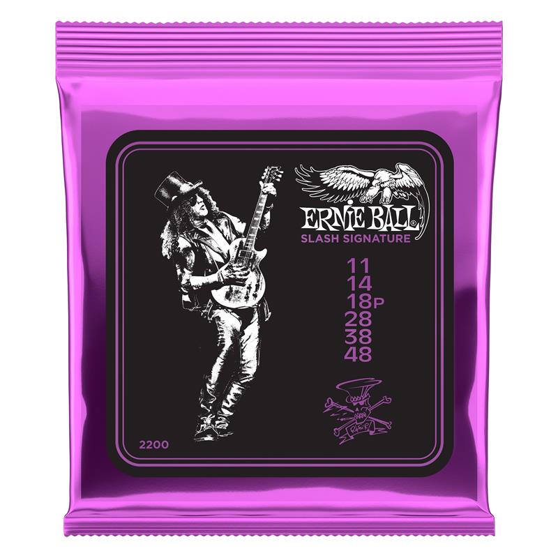 吉他弦 - ERNIE BALL Slash Signature Electric Guitar Strings (11-48) [#2200]