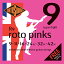 ROTO SOUND Electric Guitar Strings R9 Roto Pinks - Super Light